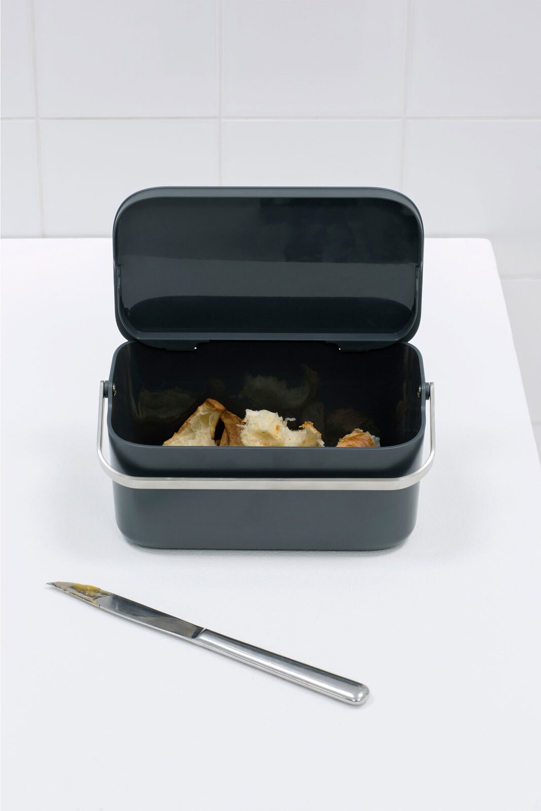 brabantia Bio-Eimer SINKSIDE dark grey