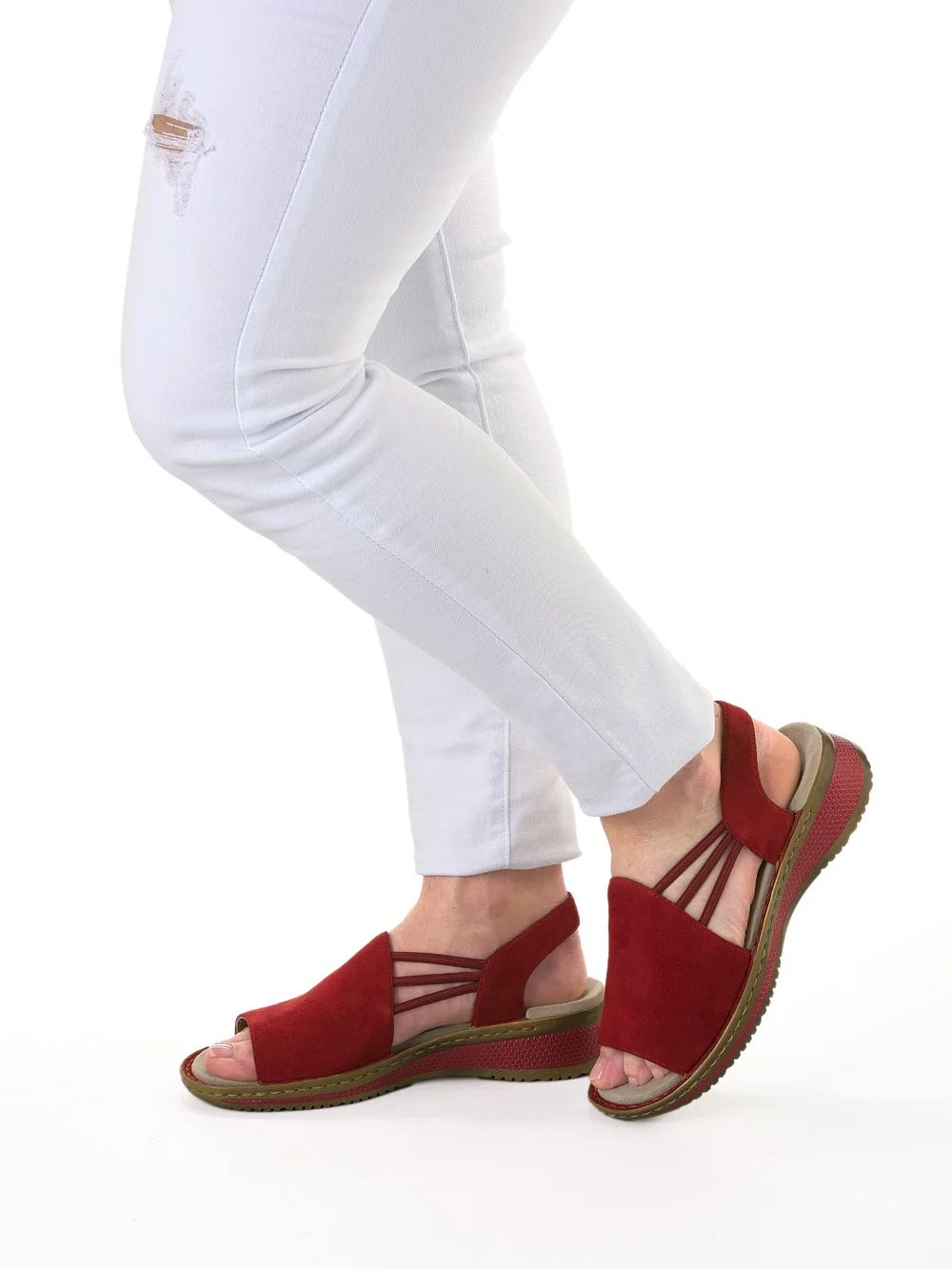 Sandalette Hawaii rot