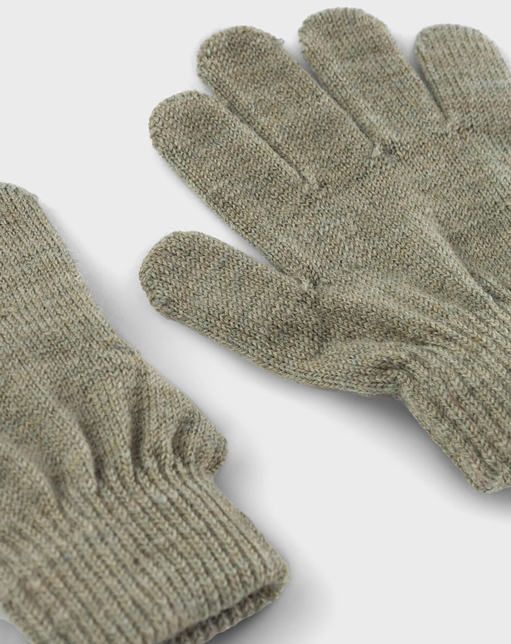 Fingerhandschuhe NMMWHOLLA WOOL in vetiver