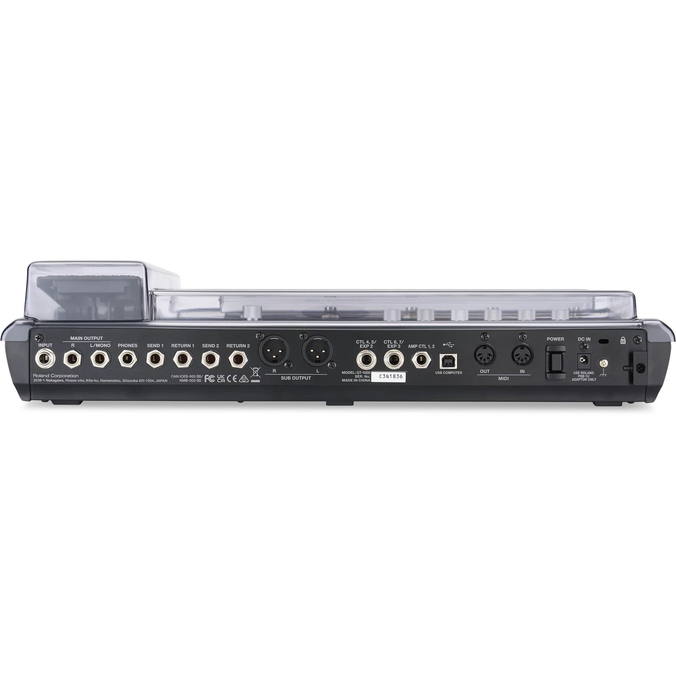 Decksaver Boss GT-1000 stofkap