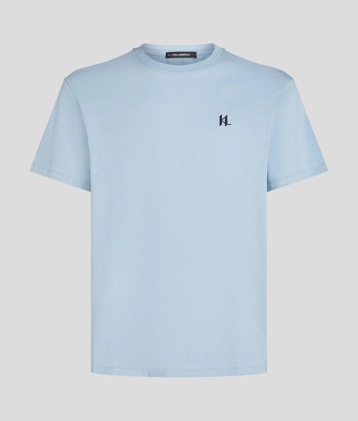 T-SHIRT KL MONOGRAM - Chambray doux
