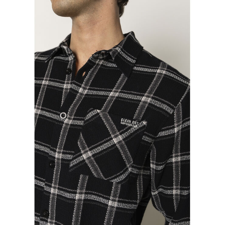 Clean Cut Copenhagen Gibson shirt Black/grey