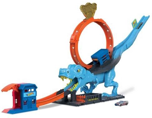 Hot Wheels - City T-Rex Attack Set - Speelgoed - Met 1 Auto - Racebaan