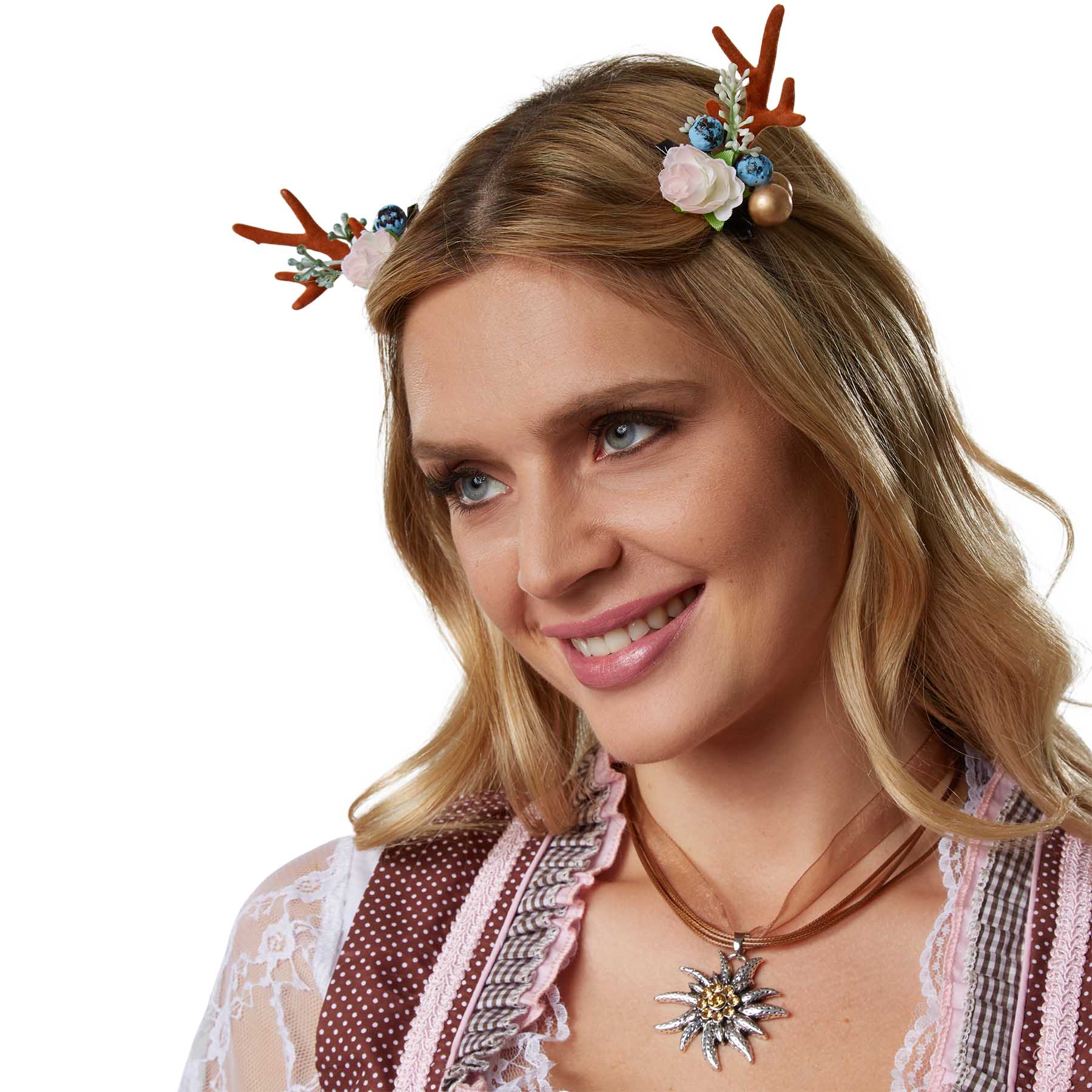 tectake® Haarklammer Rehlein