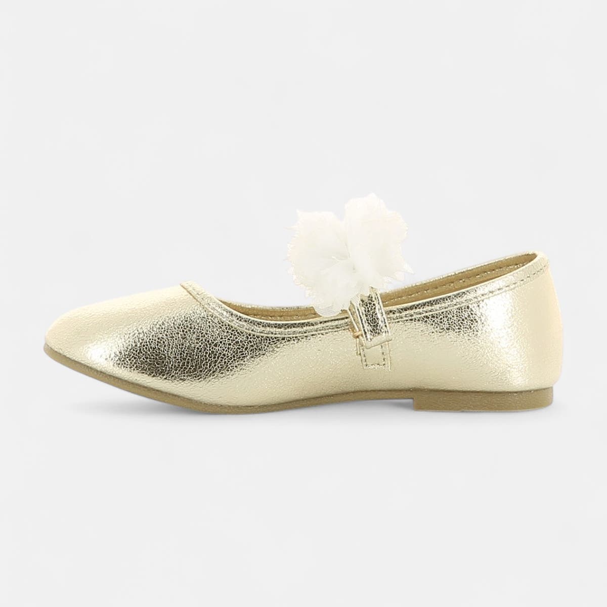 Ballerines Fille or