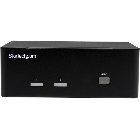 StarTech.com Switch KVM USB double VGA à 2 ports avec hub USB 2.0 à 2 ports