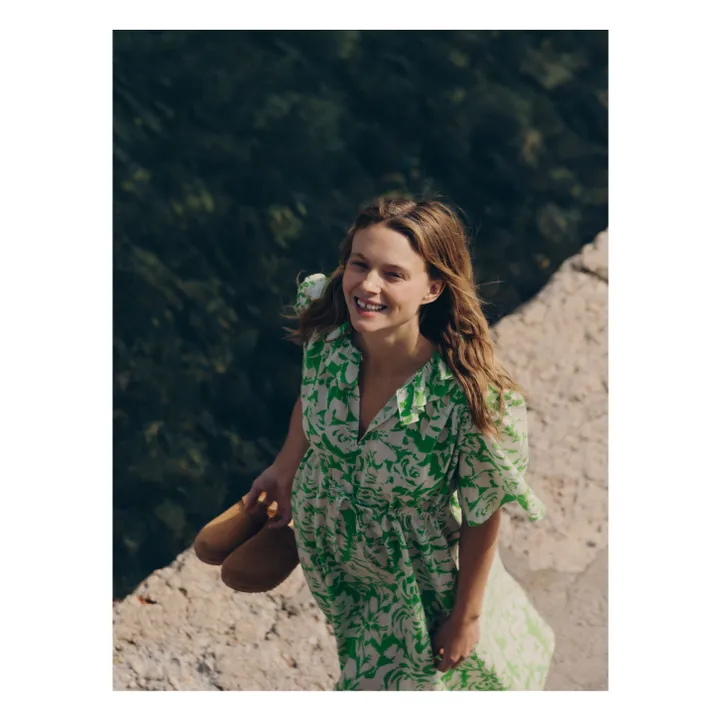 Suzie Winkle Robe Dolores Fontana | Vert