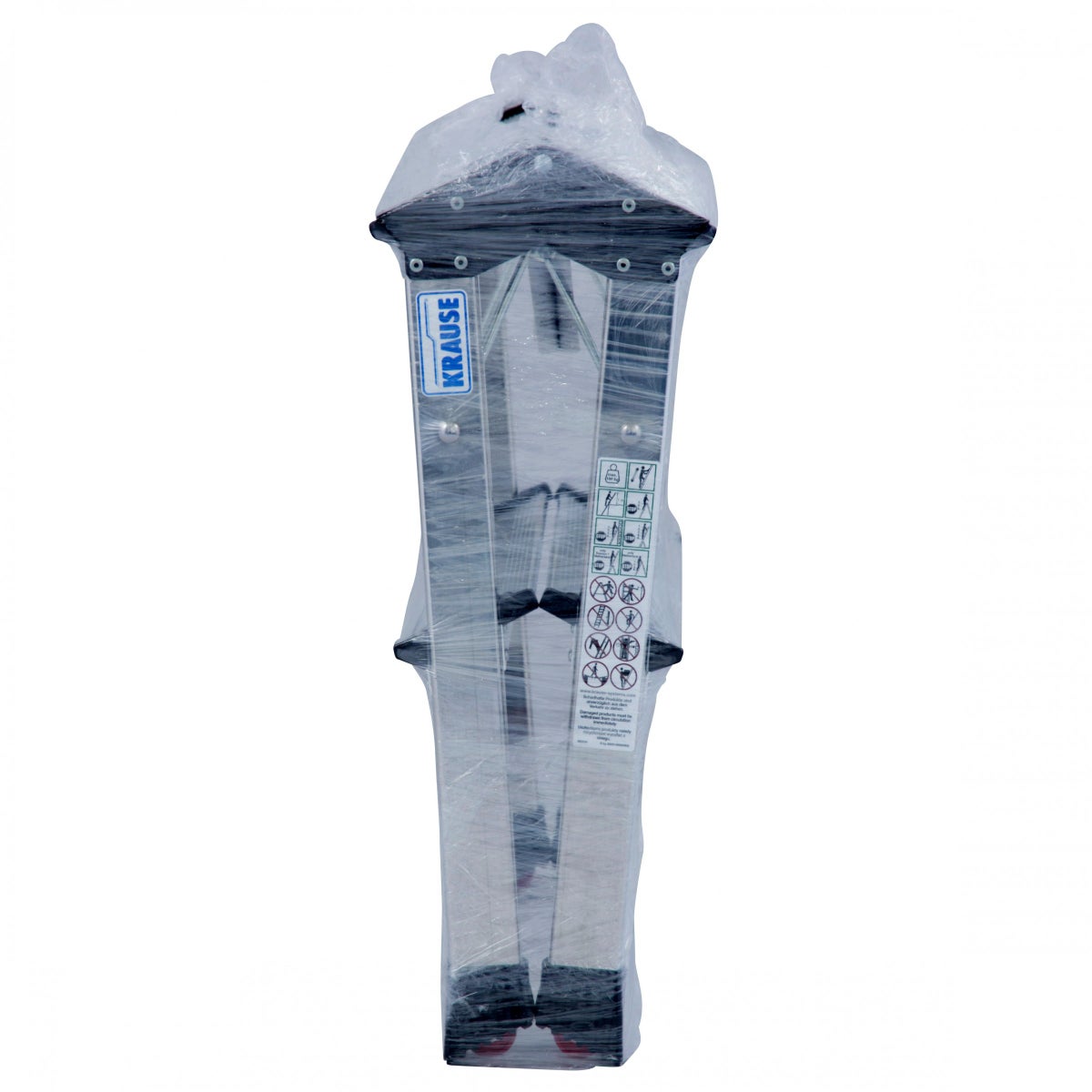 Krause Rolly Opvouwbare Trapkruk Aluminium 2x2 Treden