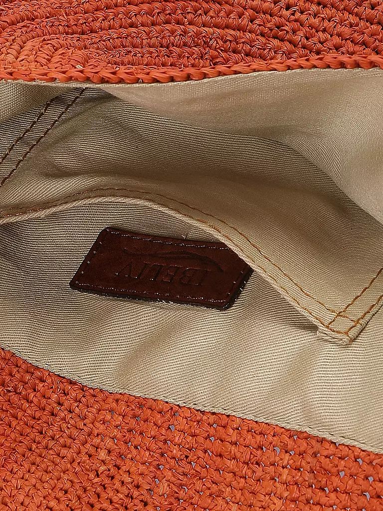 IBELIV Strohtasche - Mini Bag TIAKO orange