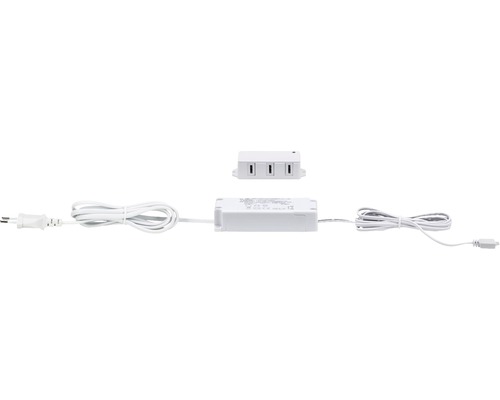 Paulmann Clever Connect Driver max. 12W 12V incl. 3-weg verdeler wit voor Clever Connect meubelverlichting