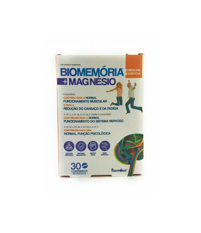 Fharmonat Biomemory + Magnésio 30 Comprimidos