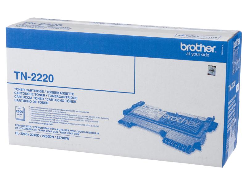 Brother Toner TN-2220 Black Toner, schwarz