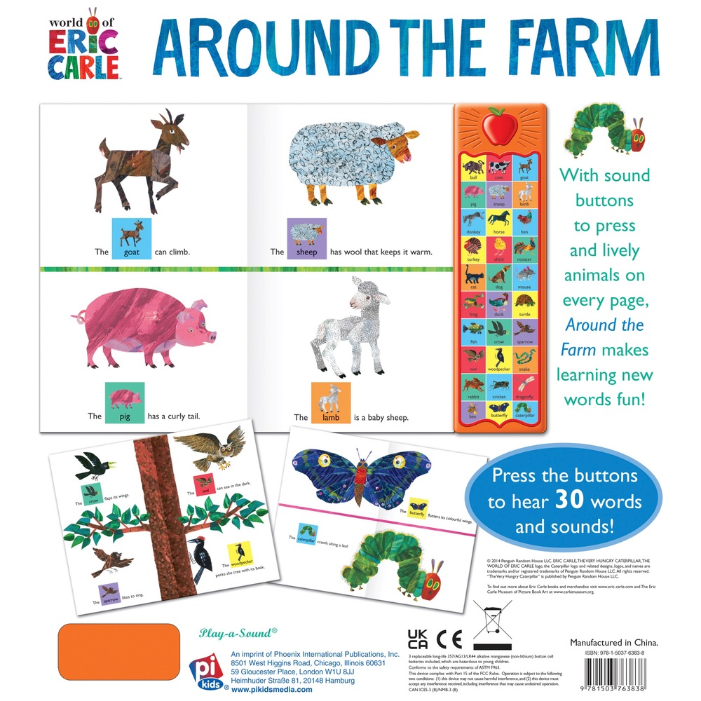 Rund um den Bauernhof – ein Soundbuch von Eric Carle