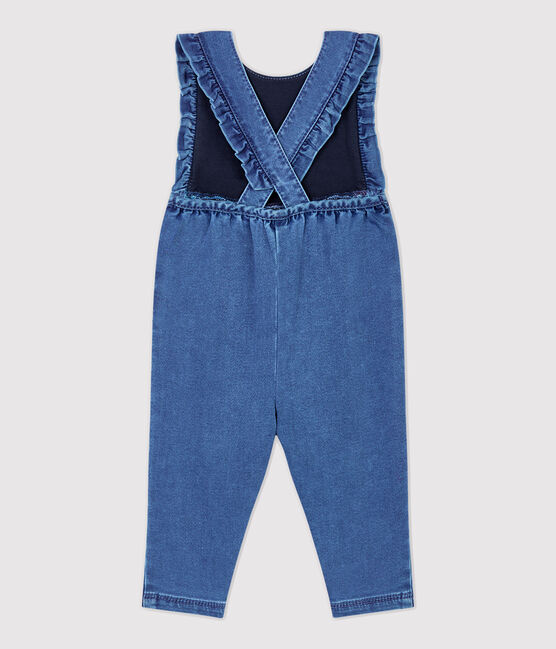 Combinaison en denim bébé.