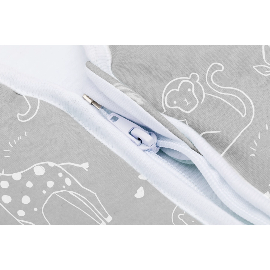 fillikid Schlafsack mit Beine Safari grau