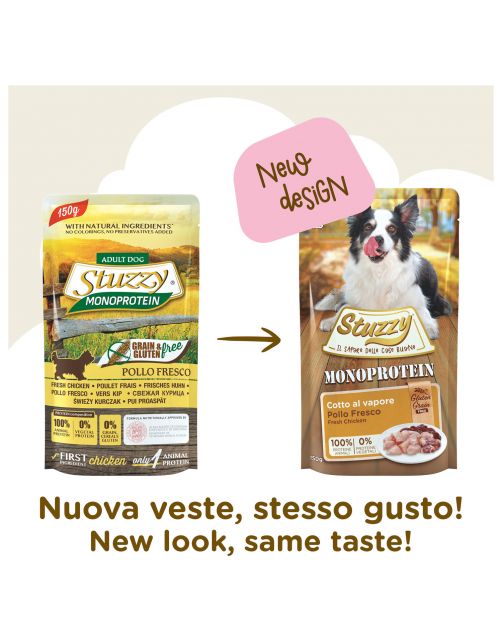 Stuzzy Dog Grain Free Monoprotein Pouch 150 g - Hondenvoer