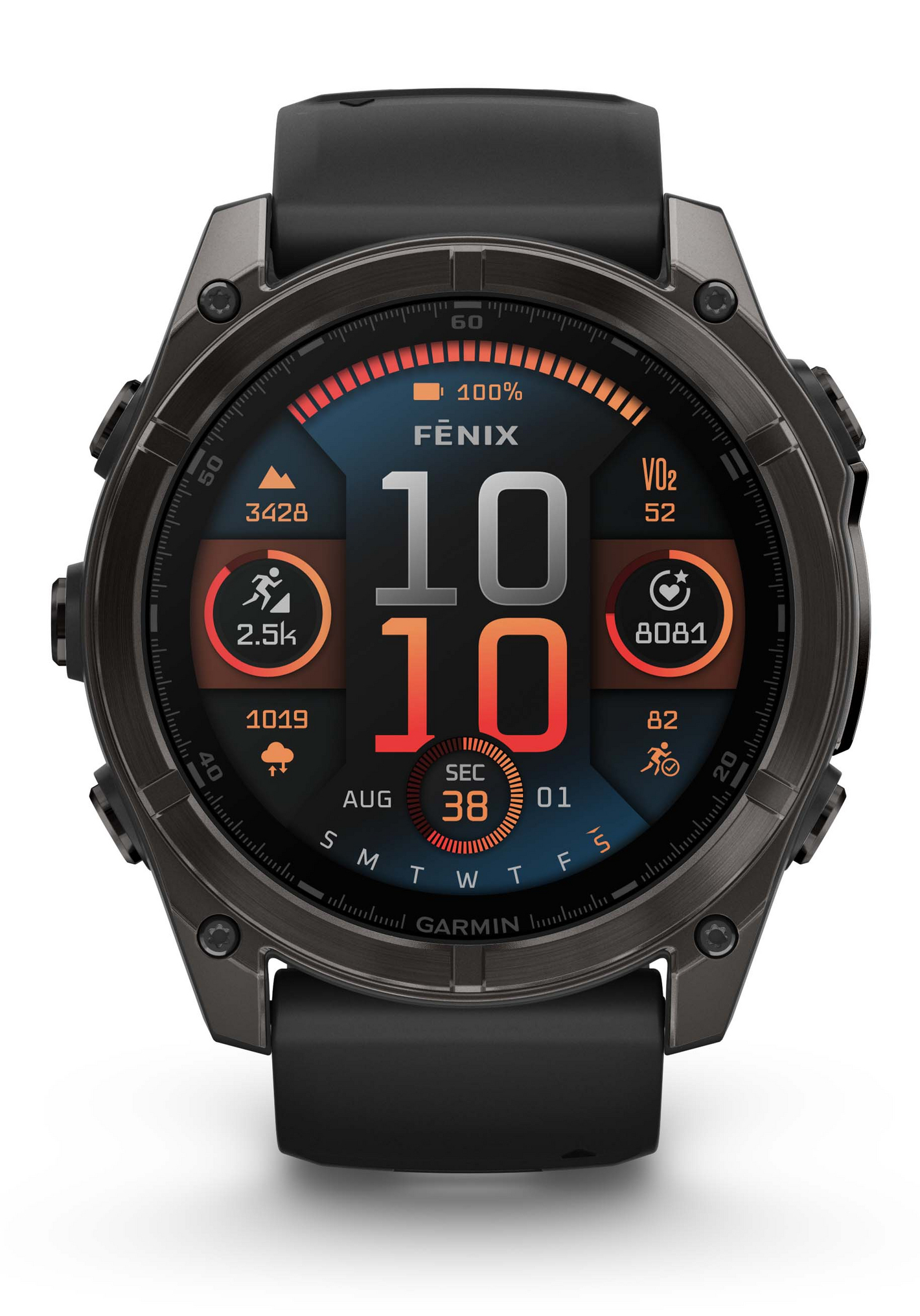 Garmin Fenix 8 51mm AMOLED Sapphire Schwarz 010-02905-21