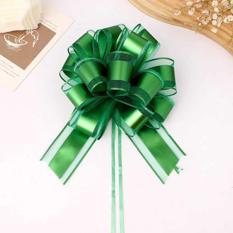 (20er Set) 16cm  Wiederverwendbare Geschenk Maschen Deko Zug Schleifen - Assortiert