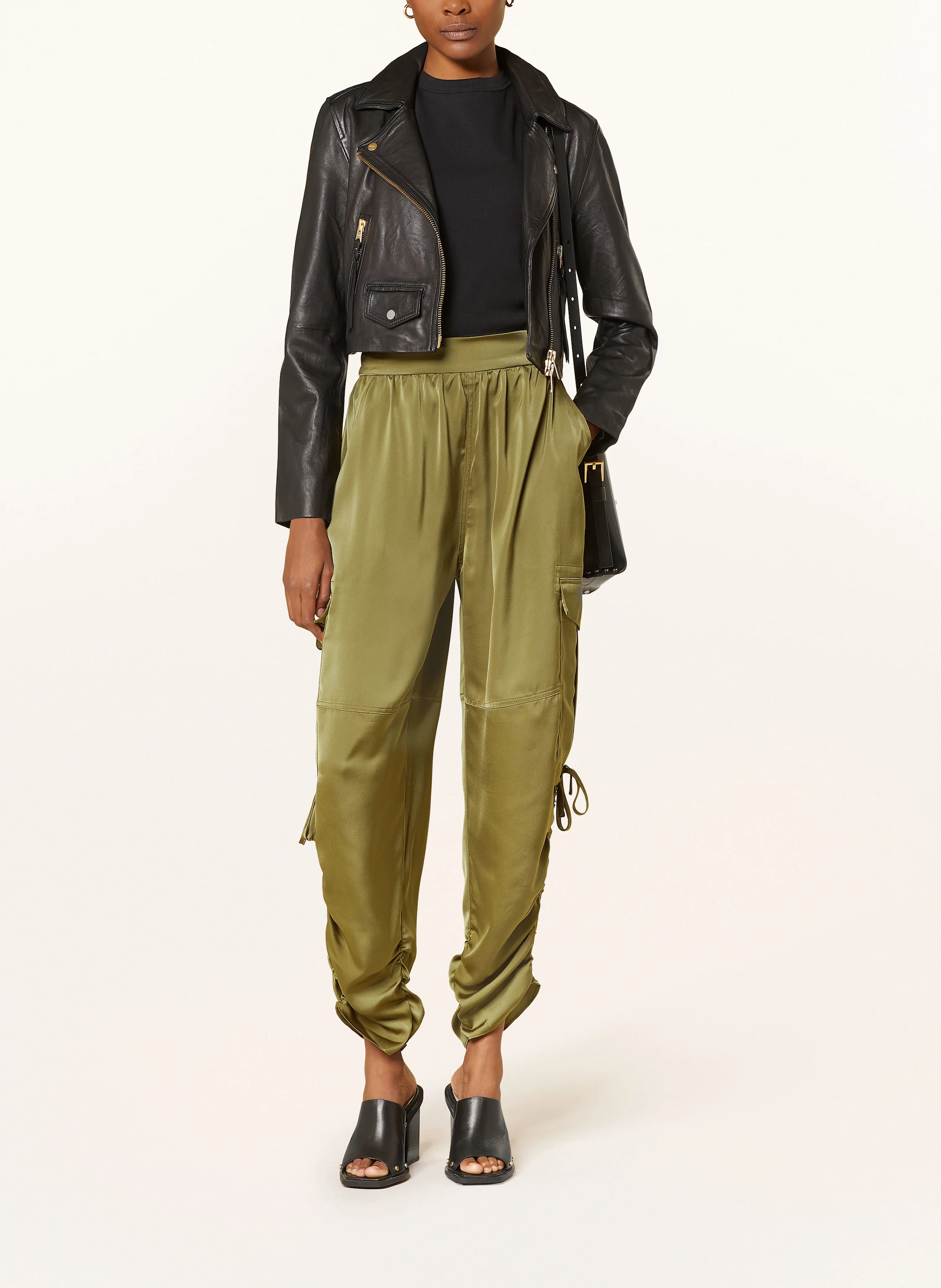 ALLSAINTS Cargohose KAYE aus Satin