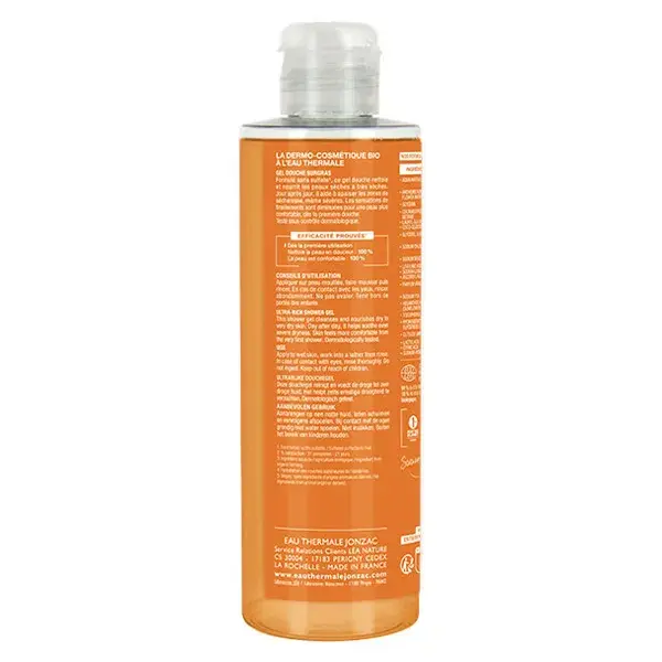 Gel de Banho Extra-Rico Nutritivo com Águas Termais Jonzac 250ml