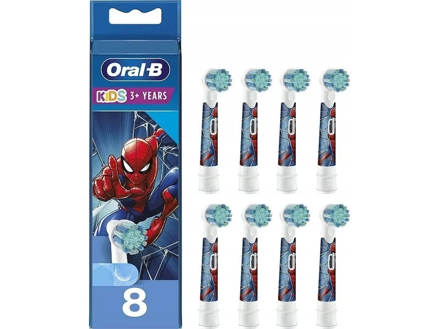 Oral-B Kids Spiderman Tandbørstehoveder - 8-pak