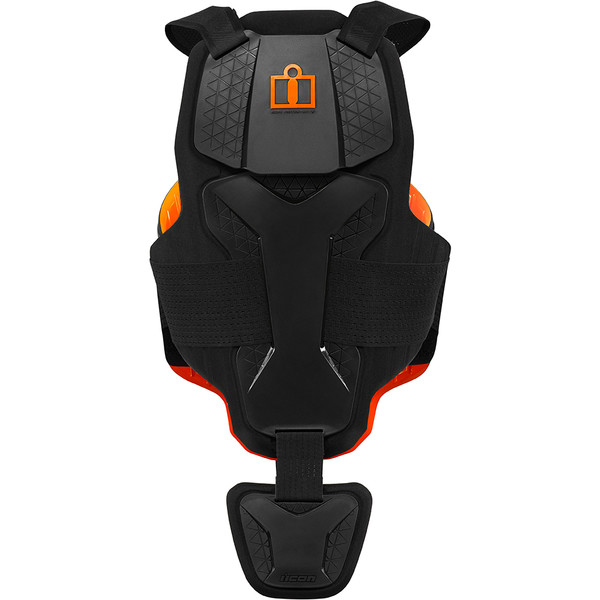 Icon - Dorsale D3O Vest - CE Niveau 2 Noir / Orange