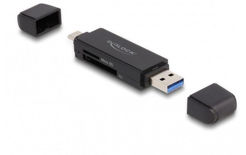 Card Reader Extern 91004 SuperSpeed USBSD und MicroSD Speicherkartenleser im USB-Stick-Format