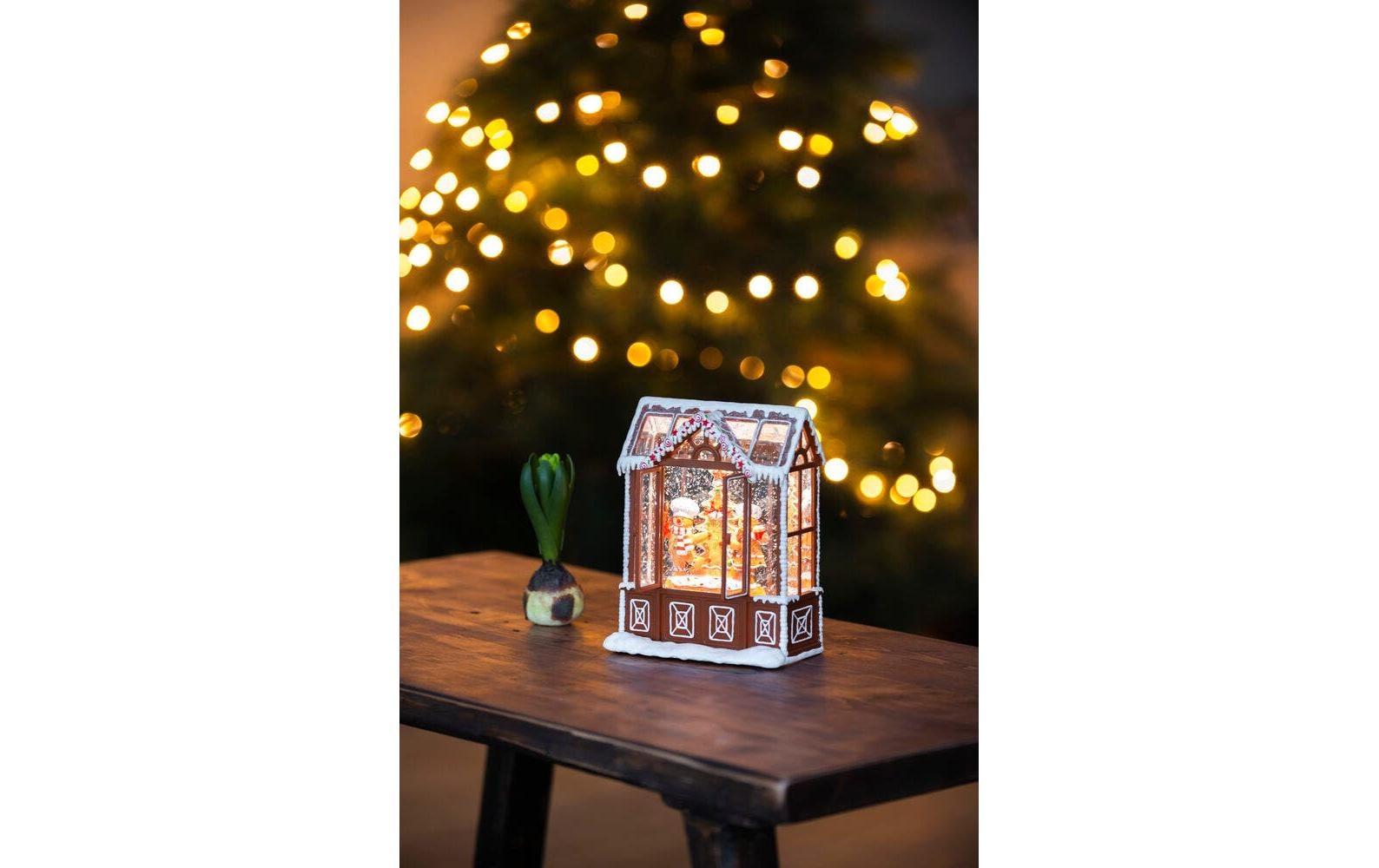 KONSTSMIDE LED Laterne »Lebkuchenhaus, Höhe: 21,5 cm« 1 Stk. Warmweiss