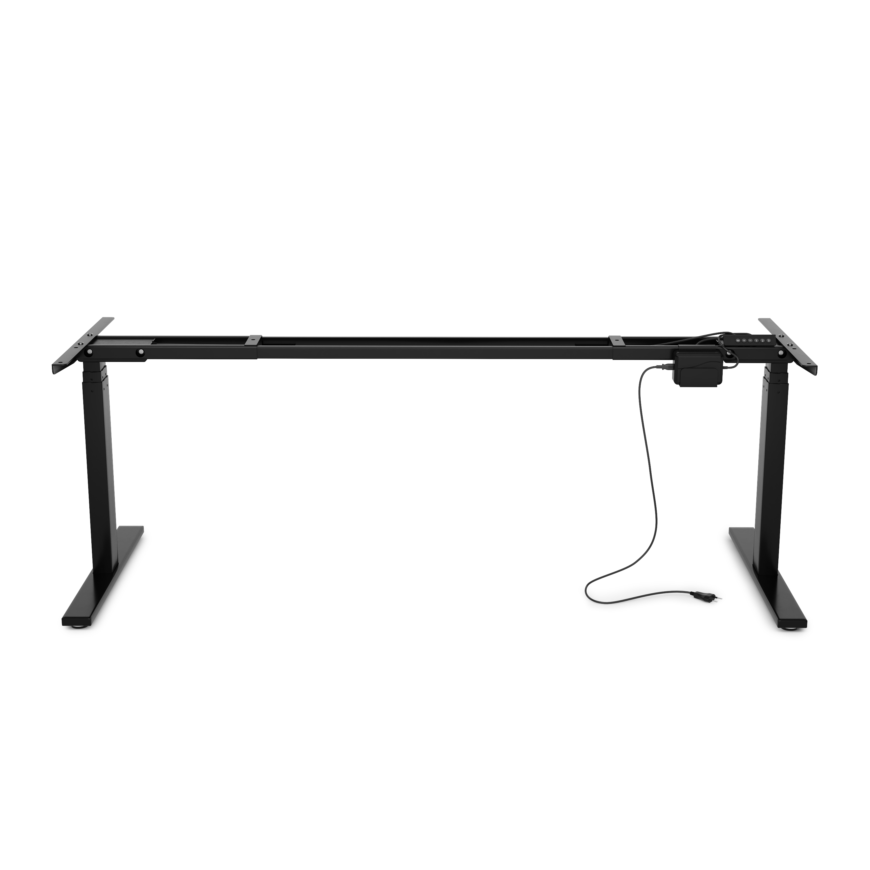 Tischgestell Stehpult elektrisch schwarz 180 - 200 cm