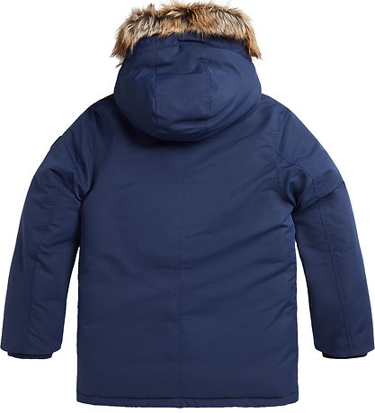 Polo Ralph Lauren Daunenjacke - Anhang 2 - Navy m. Pelz