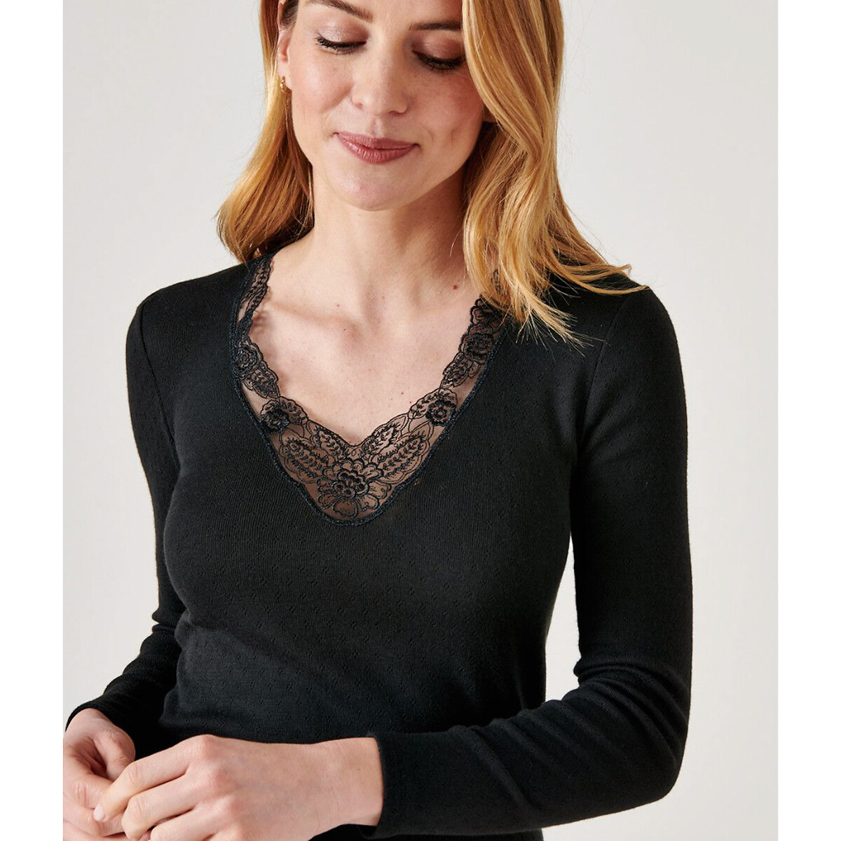 DAMART<br>Camiseta de manga comprida, Thermolactyl, classificação térmica 4