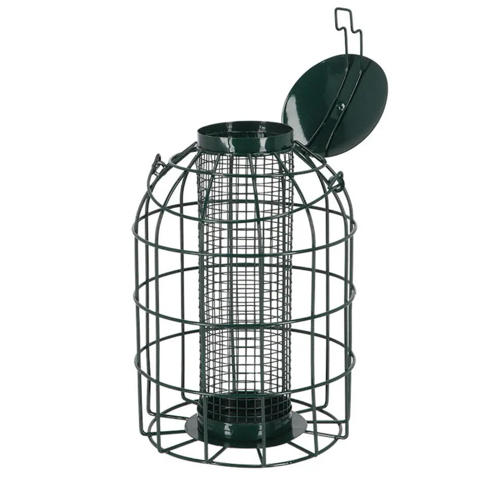 Best for Birds Selectieve notensilo Mees - staal - 16 x 24 cm