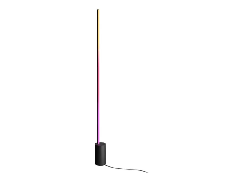 Philips Hue White and Color Ambiance Gradient Signe - Gulvlampe - LED - 29 W - 16 millioner farver/varmt til køligt hvidt lys - 2000-6500 K - sort