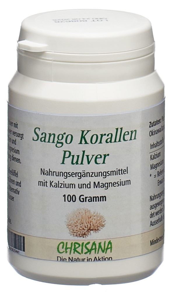 CHRISANA Sango Korallen<br>100 g, Dose, Pulver