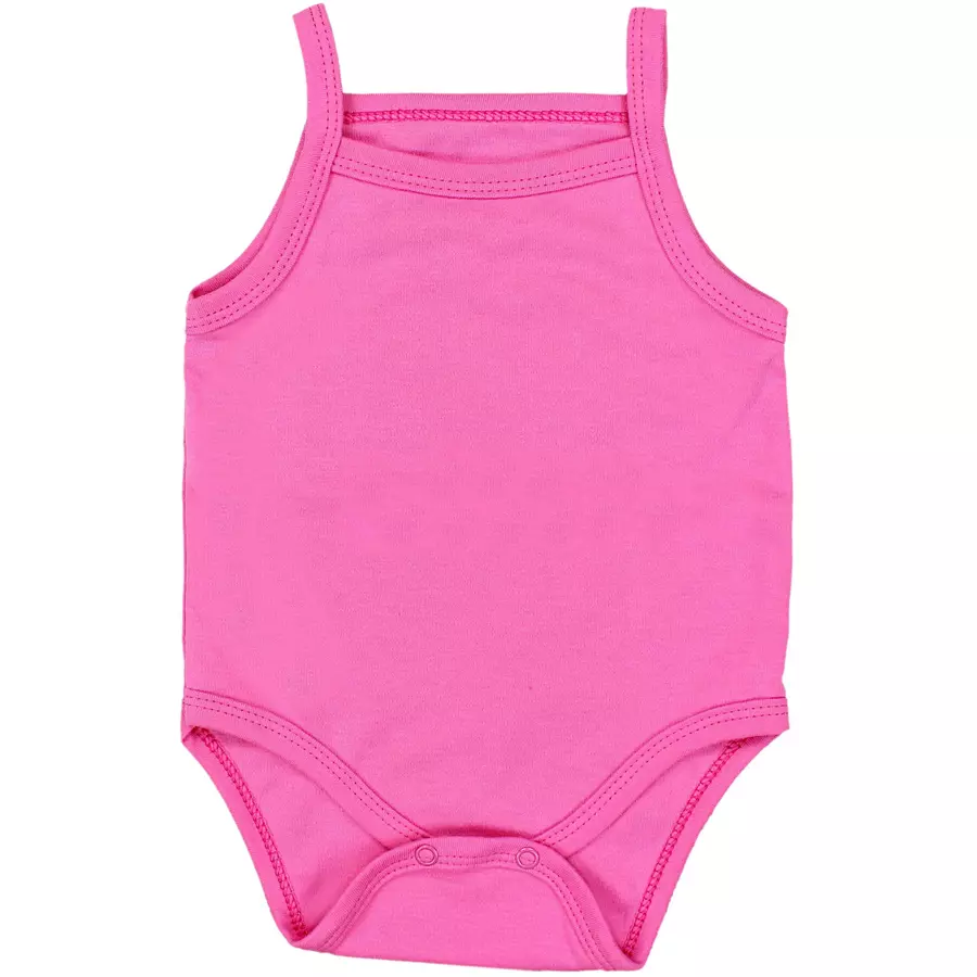 TupTam Mädchen Babybody mit Spagettiträger Sommer 5er Pack pinklila