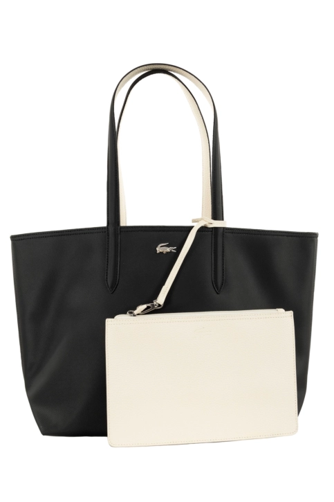 Sacs à main lacoste nf2142aa m66 noir farine