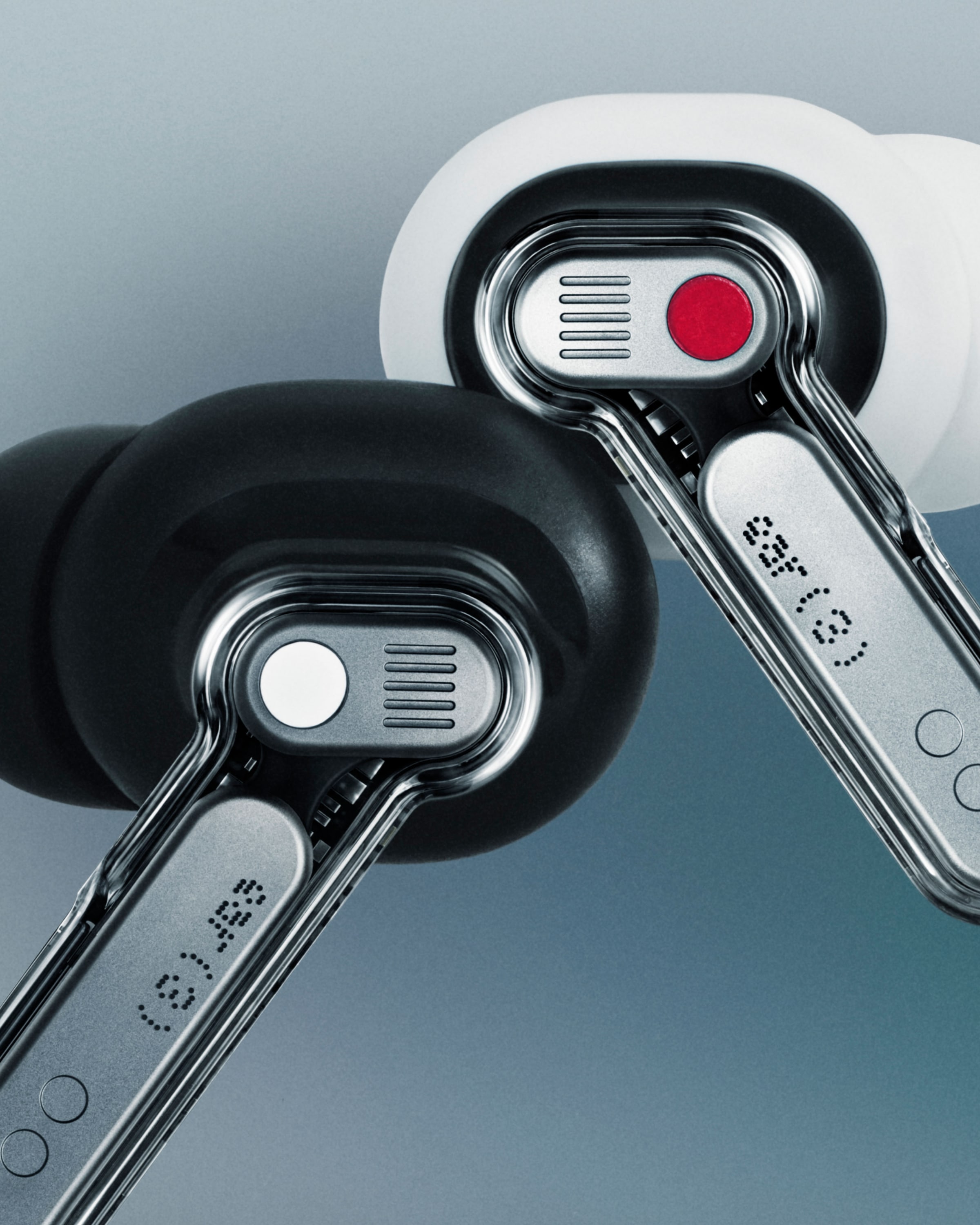 NOTHING wireless In-Ear-Kopfhörer »Ear (3)« Bluetooth Active Noise Cancelling (ANC) | Echo Noise Cancellation (ENC) | integrierte Steuerung für Anrufe und Musik