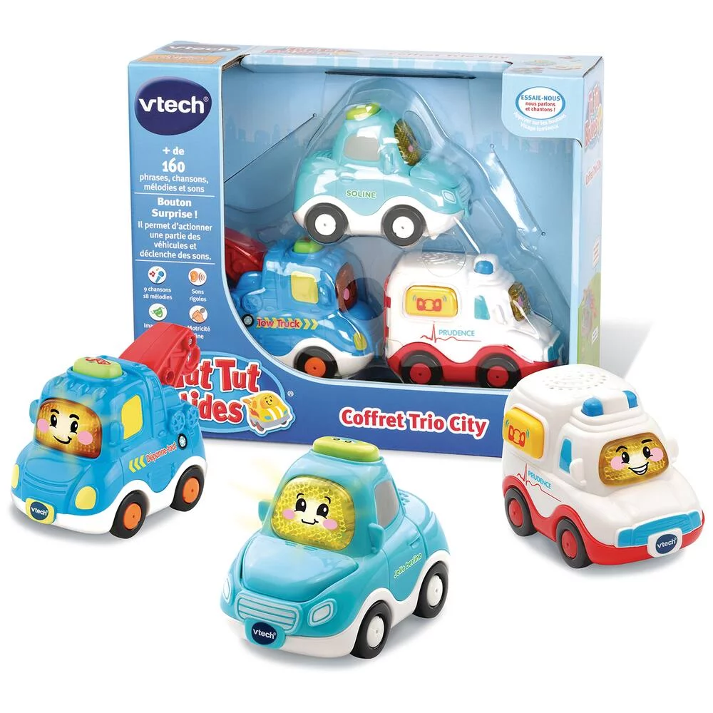 TUT TUT BOLIDES - COFFRET TRIO CITY