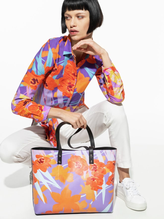 Leder Shopper