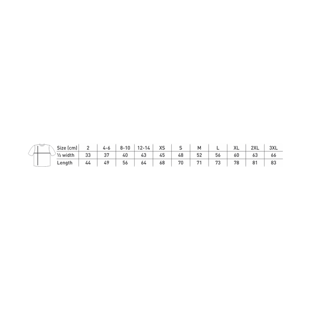 ST 145 Singel Jersey t-shirt, dansk rød