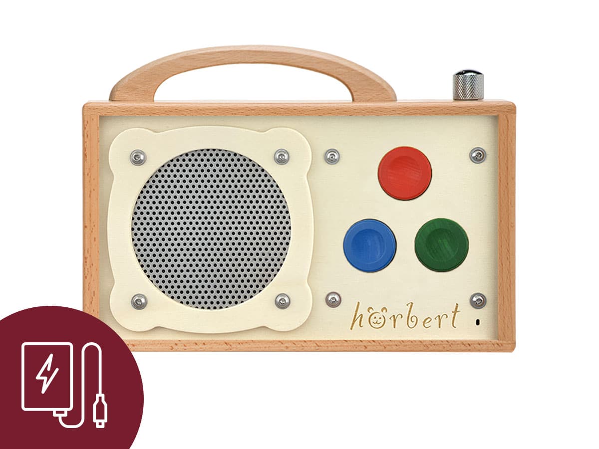 hörbert für Senioren – 3 Tasten