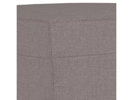 Repose-pied Taupe 60x50x41 cm Tissu