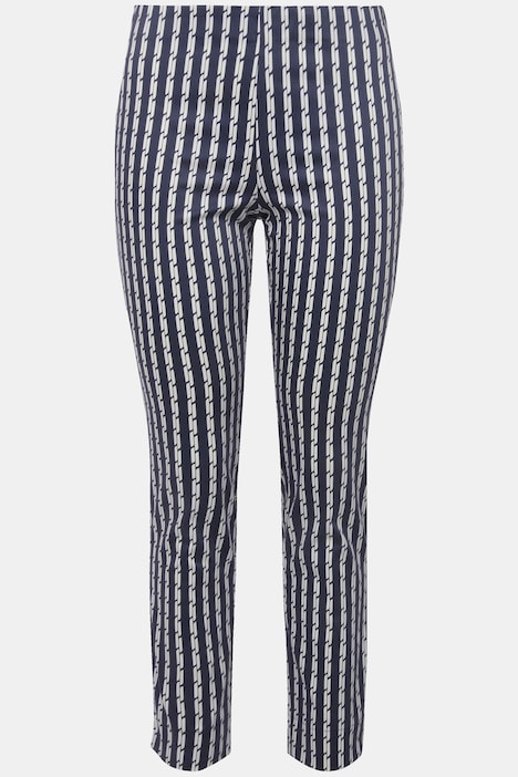 Bengalinhose Sienna, schmales Bein, Elastikbund, Stretch