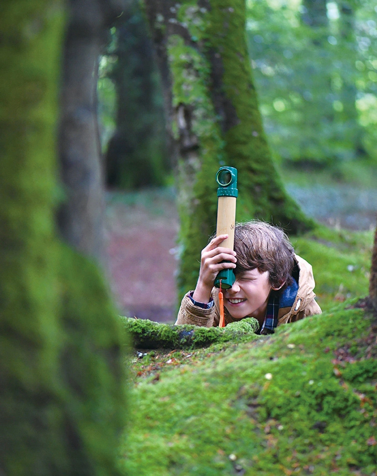 Kinder-Periskop NATURE FUN zum Versteckspielen aus Bambus