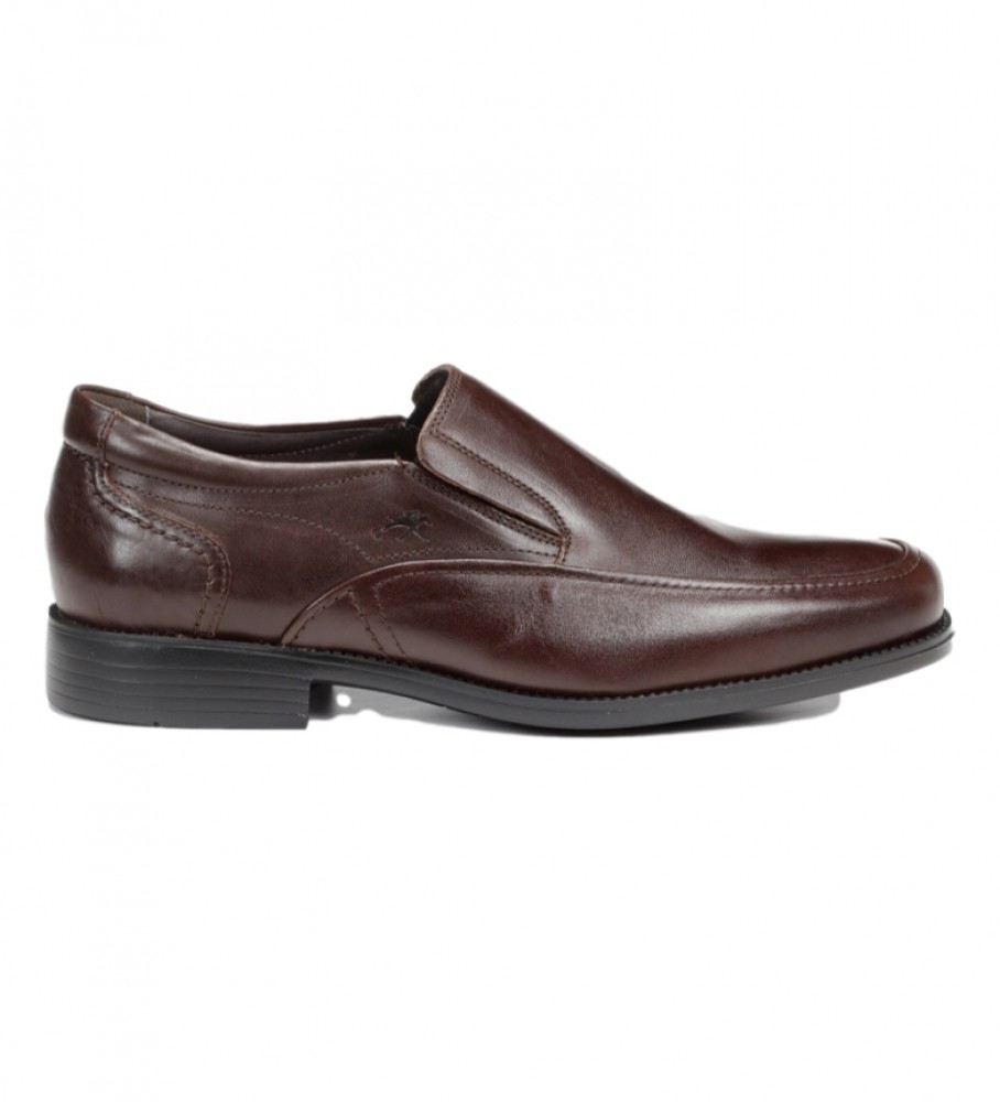 Mocassins de couro Fluchos 7996_Mall_Cafe Marrom Médio