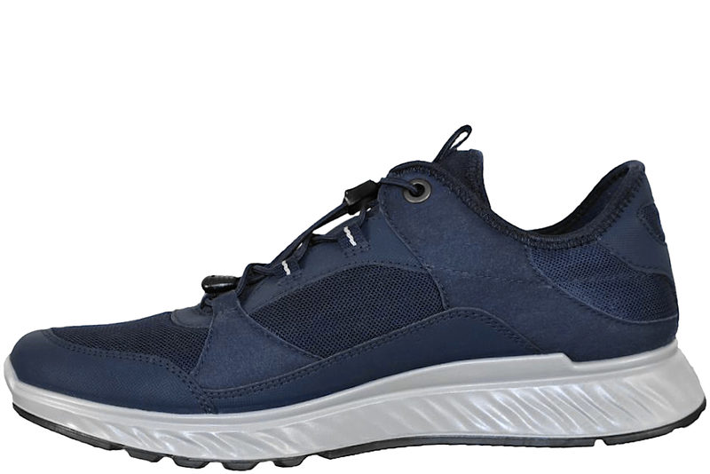 ECCO EXOSTRIDE M GORE-TEX TRAVESKO I MØRKEBLÅ TEKSTIL