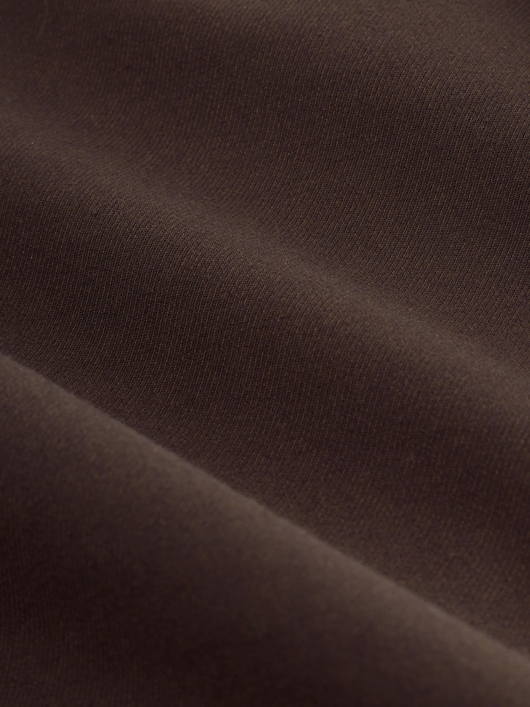 Chocoladebruin - Relaxte blazer van keperstof melange