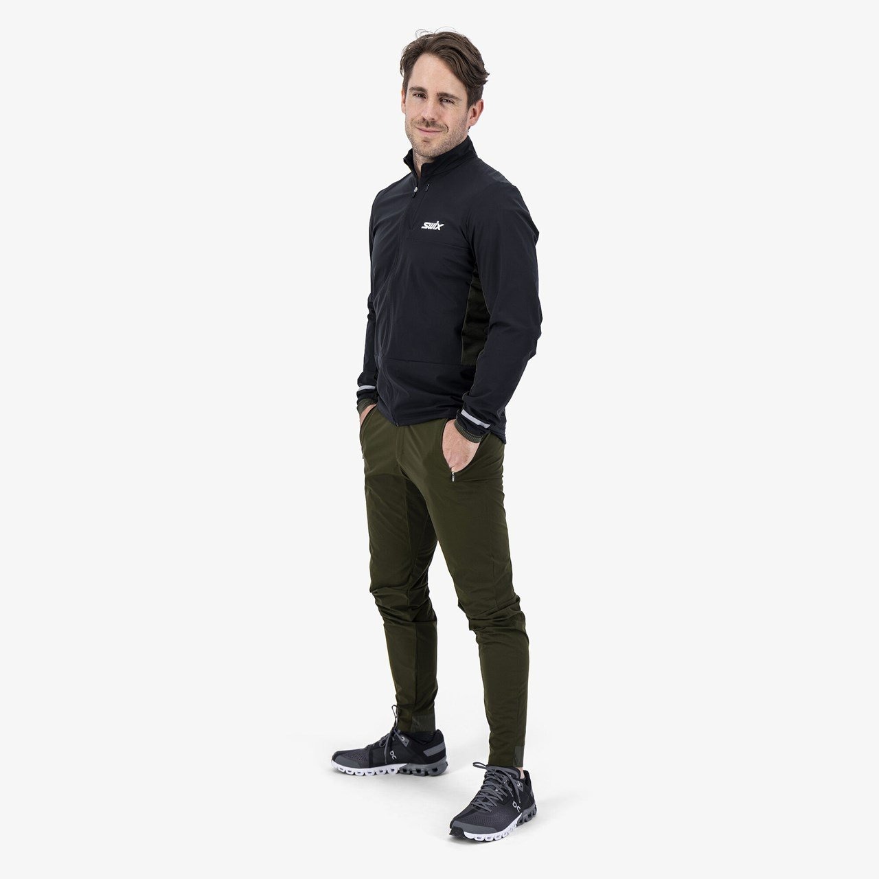 Motion Premium Jacket Herre Black/Dark Olive