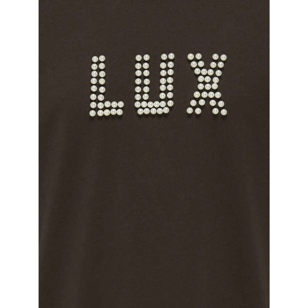 Køb kids ONLY Black Coffee Lux Kogkate Life Ss O-Neck Pearl Top Jrs
