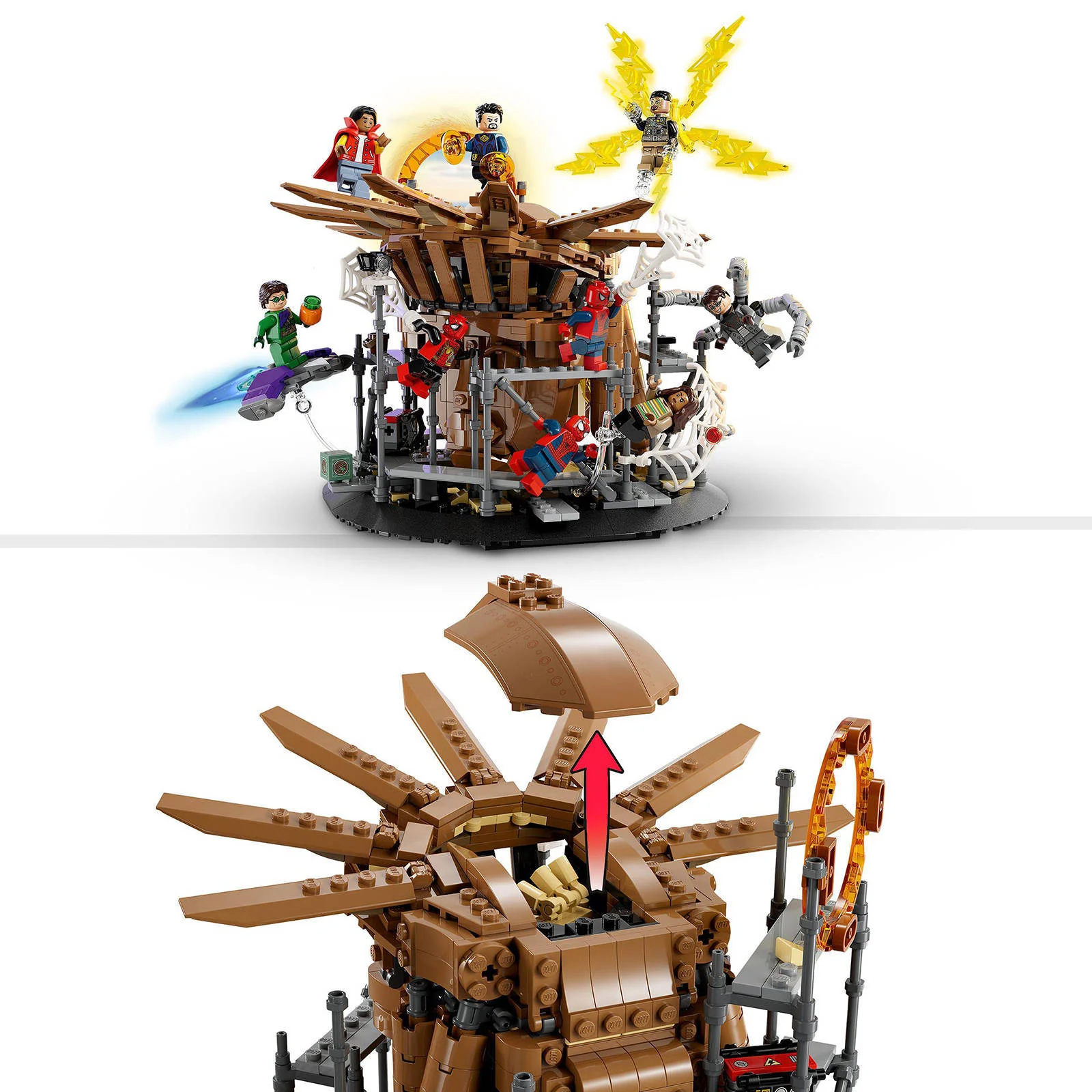 LEGO Eindstrijd No Way Home 3D Model Set with 3 Peter Parkers 76261